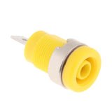 Maxbell 5Pieces 4mm Banana Jack Binding Post Nut for Multimeter Banana Socket yellow - Aladdin Shoppers