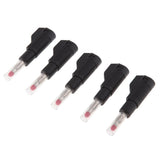Maxbell 5Pieces 4mm Banana Plug for Test Probes Instrument Meter Connector black - Aladdin Shoppers