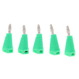 Maxbell 5Pieces 4mm Banana Plug for Test Probes Instrument Meter Connector green - Aladdin Shoppers