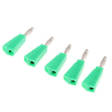 Maxbell 5Pieces 4mm Banana Plug for Test Probes Instrument Meter Connector green - Aladdin Shoppers