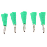 Maxbell 5Pieces 4mm Banana Plug for Test Probes Instrument Meter Connector green - Aladdin Shoppers