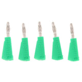 Maxbell 5Pieces 4mm Banana Plug for Test Probes Instrument Meter Connector green - Aladdin Shoppers