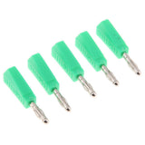 Maxbell 5Pieces 4mm Banana Plug for Test Probes Instrument Meter Connector green - Aladdin Shoppers