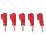 Maxbell 5Pieces 4mm Banana Plug for Test Probes Instrument Meter Connector red - Aladdin Shoppers