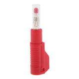 Maxbell 5Pieces 4mm Banana Plug for Test Probes Instrument Meter Connector red - Aladdin Shoppers