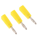 Maxbell 5Pieces 4mm Banana Plug for Test Probes Instrument Meter Connector yellow - Aladdin Shoppers
