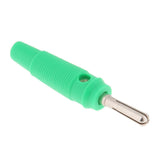 Maxbell 5Pieces 4mm Wire Audio Speaker Cable Banana Plug Connectors Adapter green - Aladdin Shoppers