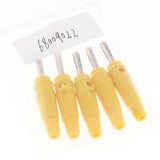 Maxbell 5Pieces 4mm Wire Audio Speaker Cable Banana Plug Connectors Adapter yellow