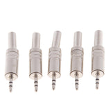 Maxbell 5Pieces Stereo 2.5mm Plug Jack Cable Solder Connector - Aladdin Shoppers