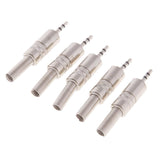 Maxbell 5Pieces Stereo 2.5mm Plug Jack Cable Solder Connector - Aladdin Shoppers