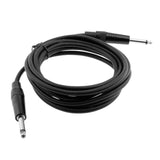 Maxbell 6.35mm 1/4" inch TRS Male to Male Audio Cable Black 3Meter - Aladdin Shoppers