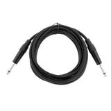 Maxbell 6.35mm 1/4" inch TRS Male to Male Audio Cable Black 3Meter - Aladdin Shoppers