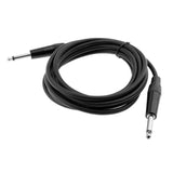 Maxbell 6.35mm 1/4" inch TRS Male to Male Audio Cable Black 3Meter - Aladdin Shoppers