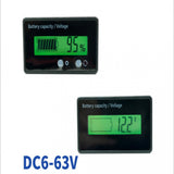 Maxbell 6-63V LCD Digital Voltmeter Lithium Battery Capacity Voltage Tester Meter - Aladdin Shoppers