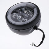 Maxbell 6.9" Motorcycle Round LED Halo Headlight Bulb Projector for Suzuki White - Aladdin Shoppers