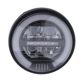 Maxbell 6.9" Motorcycle Round LED Halo Headlight Bulb Projector for Suzuki Yellow - Aladdin Shoppers