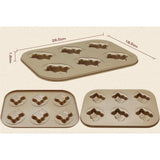 Maxbell 6-Cup Carbon Steel Cake Mould Baking Tray Pan Bakeware Little Bear - Aladdin Shoppers