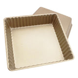 Maxbell 6'' Gold Stainless Steel Cake Pan Mold Mousse Baking Mould Bakeware Square - Aladdin Shoppers