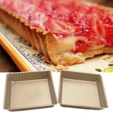 Maxbell 6'' Gold Stainless Steel Cake Pan Mold Mousse Baking Mould Bakeware Square - Aladdin Shoppers