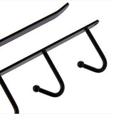 Maxbell 6 Hook Kitchen Under Shelf Cabinet Rack Mug Tea Cup Holder Storage Hook Black - Aladdin Shoppers