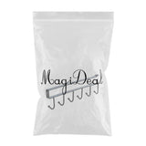 Maxbell 6 Hook Kitchen Under Shelf Cabinet Rack Mug Tea Cup Holder Storage Hook Black - Aladdin Shoppers