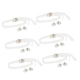 Maxbell 6 Pairs Silicone Detachable Non Slip Clear Shoe Strap High Heels Shoelace for Holding Loose High Heeled Shoes - Aladdin Shoppers