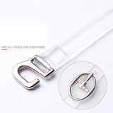 Maxbell 6 Pairs Silicone Detachable Non Slip Clear Shoe Strap High Heels Shoelace for Holding Loose High Heeled Shoes - Aladdin Shoppers