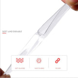 Maxbell 6 Pairs Silicone Detachable Non Slip Clear Shoe Strap High Heels Shoelace for Holding Loose High Heeled Shoes - Aladdin Shoppers