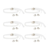 Maxbell 6 Pairs Silicone Detachable Non Slip Clear Shoe Strap High Heels Shoelace for Holding Loose High Heeled Shoes - Aladdin Shoppers