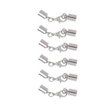 Maxbell 6 Piece Copper Leather Cord End Caps with Lobster Clasp Connector Jewelry Making Findings - Aladdin Shoppers