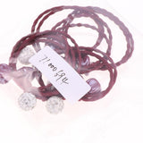 Maxbell 6 Piece Girl Ponytail Hair Rope Wreath Elastic Pearl Headdress White Diamond - Aladdin Shoppers
