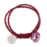 Maxbell 6 Piece Girl Ponytail Hair Rope Wreath Elastic Pearl Headdress White Diamond - Aladdin Shoppers