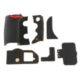 Maxbell 6 Pieces Grip Rubber Unit Repair Part For Nikon D700 Front/Rear/Side Cover - Black - Aladdin Shoppers