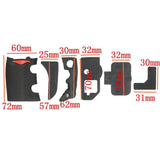 Maxbell 6 Pieces Grip Rubber Unit Repair Part For Nikon D700 Front/Rear/Side Cover - Black - Aladdin Shoppers