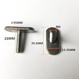 Maxbell 6 Pieces Kayak Boat Side Mount Handle Screws Carry Handle Bungee Cord Screws - Aladdin Shoppers