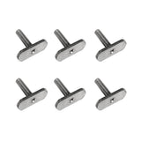 Maxbell 6 Pieces Kayak Boat Side Mount Handle Screws Carry Handle Bungee Cord Screws - Aladdin Shoppers