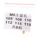 Maxbell 6 Pieces Motorcycle Carburetor Repair Kit Main Jet Set 105.108.110.112...118 - Aladdin Shoppers