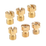 Maxbell 6 Pieces Motorcycle Carburetor Repair Kit Main Jet Set 105.108.110.112...118 - Aladdin Shoppers