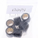 Maxbell 6 Pieces Quality 12mm Motorcycle Refit Variator Roller Weight 4g for Yamha - Aladdin Shoppers