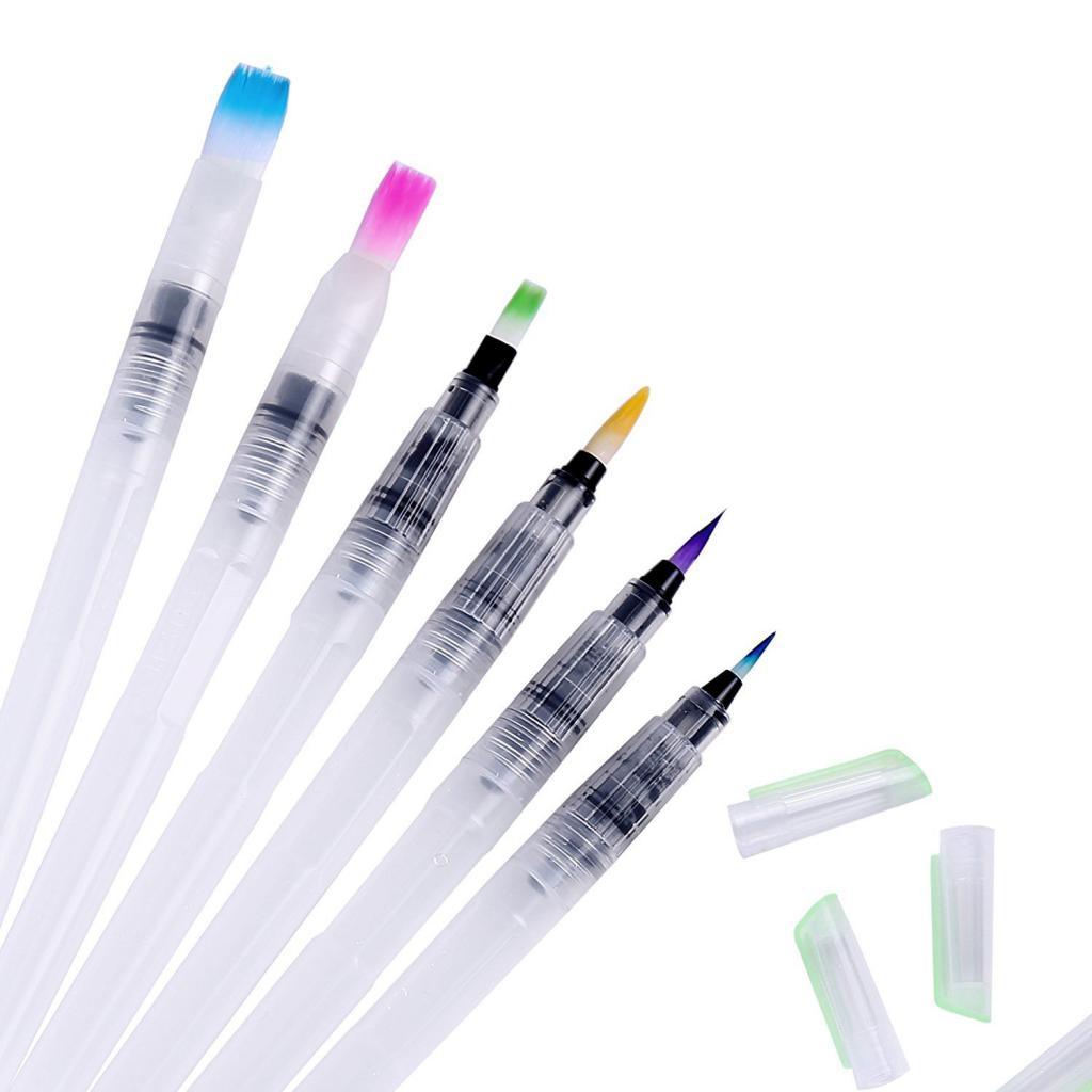 Maxbell 6 Pieces / Set Watercolor Brush Set Calligraphy Drawing Pen Brush Art Supplies DIY Crafts - Aladdin Shoppers