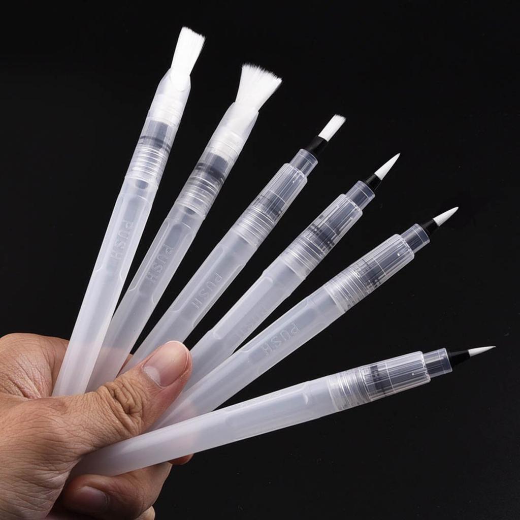 Maxbell 6 Pieces / Set Watercolor Brush Set Calligraphy Drawing Pen Brush Art Supplies DIY Crafts - Aladdin Shoppers