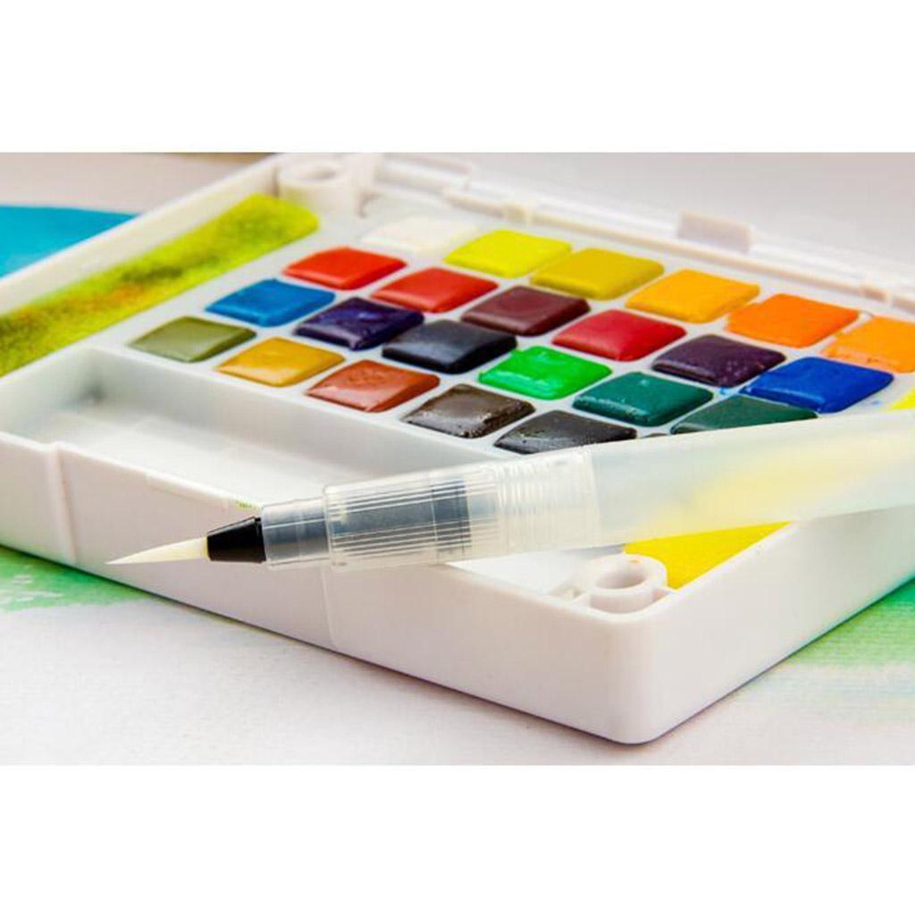Maxbell 6 Pieces Solid Watercolor Brush Pens Water Storage Brush Pens For Artists - Aladdin Shoppers