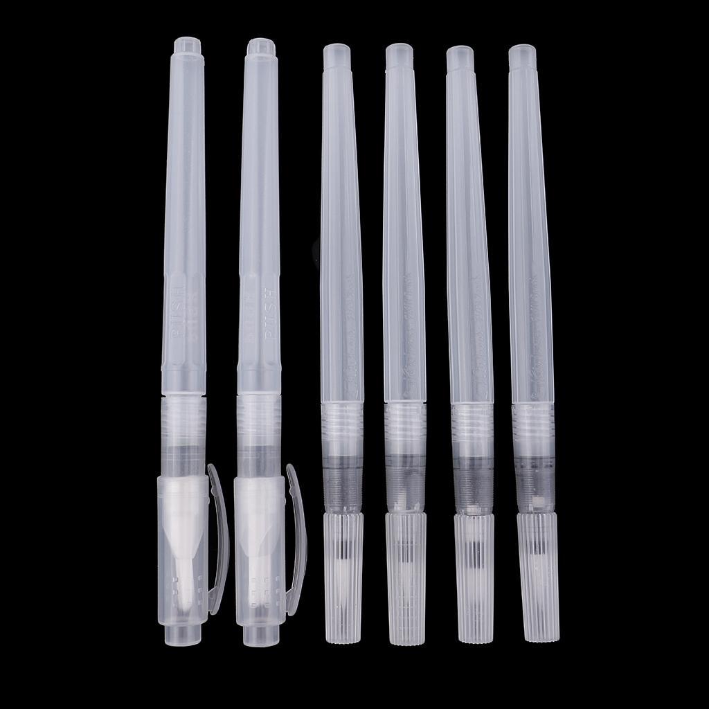 Maxbell 6 Pieces Solid Watercolor Brush Pens Water Storage Brush Pens For Artists - Aladdin Shoppers