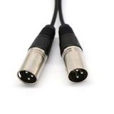 Maxbell 6" XLR 3 pin FEMALE jack to 2 dual MALE plug Y SPLITTER mic PA DJ cable - Aladdin Shoppers