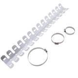 Maxbell 60cm Exhaust Pipe Protector Guard Heat Shield for 2 Stroke Motorcycle Silver - Aladdin Shoppers
