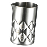 Maxbell 60ml Checked Cocktail Mixing Glass Stainless Steel Bartender Tool Silver - Aladdin Shoppers