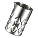 Maxbell 60ml Checked Cocktail Mixing Glass Stainless Steel Bartender Tool Silver - Aladdin Shoppers