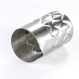 Maxbell 60ml Checked Cocktail Mixing Glass Stainless Steel Bartender Tool Silver - Aladdin Shoppers