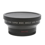 Maxbell 62mm 0.45x Wide Angle Lens with Macro for Canon Nikon Sony Digital Cameras. Includes 2 x Lens Hood and Protector Bag - Aladdin Shoppers
