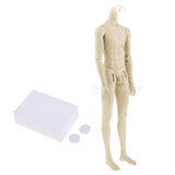 Maxbell 65cm 1/3 BJD Resin Male Nude Body 13-Jointed Dolls Parts Accessories Normal - Aladdin Shoppers